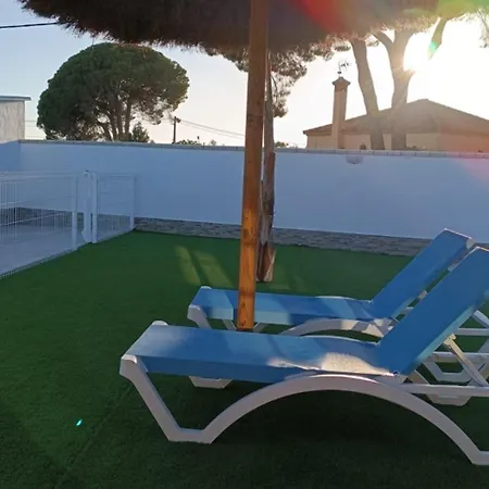 Encantadora Casa De Madera Con Piscina Privada Y Aire Acondicionado En Conil - Es-180-365 Villa